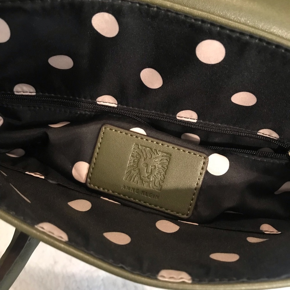 Anne Klein Green backpack handbag NWOT - Picture 2 of 5